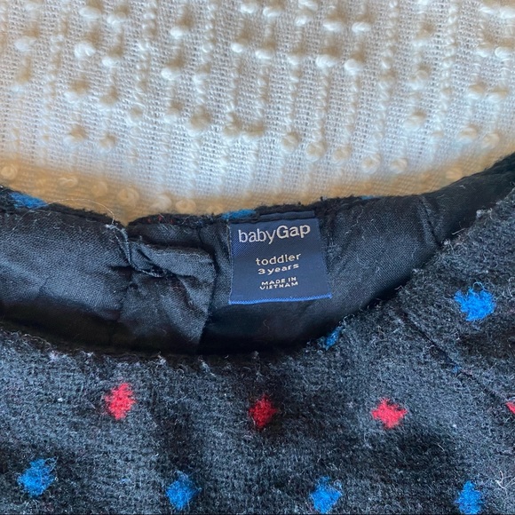 Baby Gap Wool Dress in Dot Print Size 3T - Picture 3 of 5